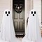 2PCS Large Lighted White Cloth Ghosts with 30 LED String Lights